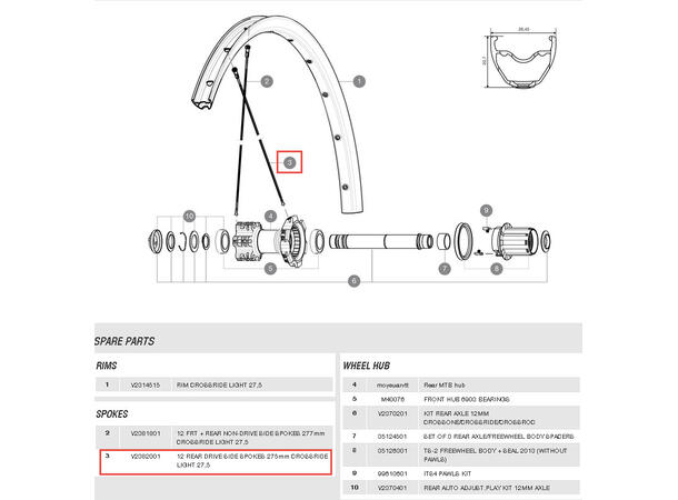 EKE MAV CROSSRIDE LIGHT 27,5 BH V2382001